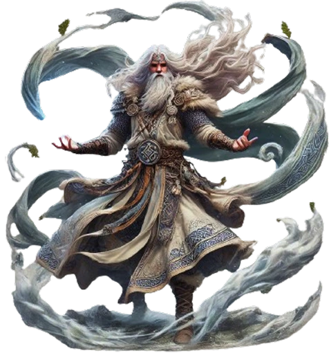 Illustration d'une combattante en armure légère